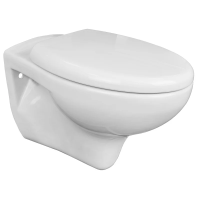 Унитаз Azario STELLA AZ-VT005+AZ-VT005sc подвесной, безободковый, с сиденьем микролифт, 55x37x40 см, белый