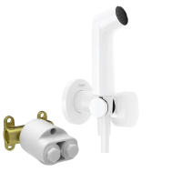 Гигиенический душ Hansgrohe Bidette 29232700S со смесителем, со скрытой частью, белый