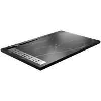 Душевой поддон из искусственного камня WasserKRAFT Neime 140×90 19T36 черный матовый