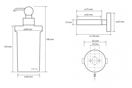 Дозатор для мыла Bemeta RETRO 144309012 хром