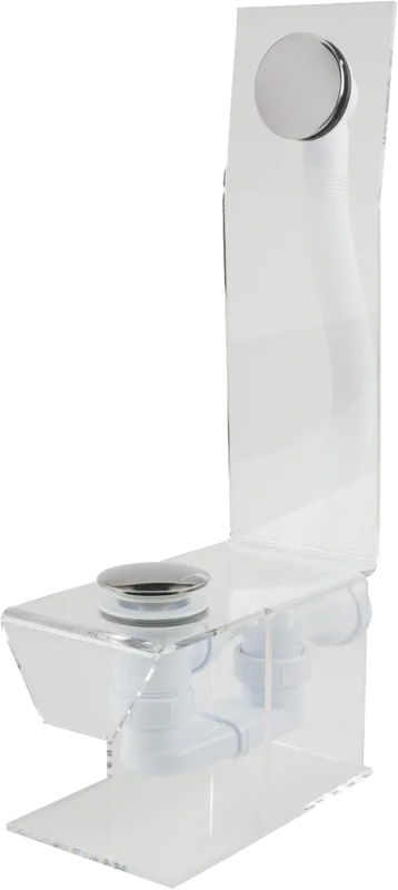 Слив-перелив VEGA V55R 60п эко КК 45 мм, клик-клак, хром