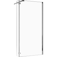 Душевая перегородка WeltWasser WW400 50G+30G 10000006434 профиль хром, стекло прозрачное