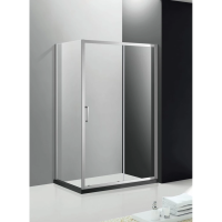 Душевой уголок 140x90 см Cezares MOLVENO-AH-11-140/90-P-Cr текстурное стекло