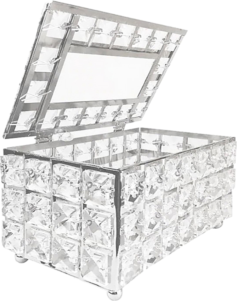 Диспенсер для салфеток Kassatex Crystal CRL-TH-SLV серебро