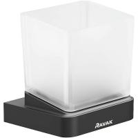 Стакан для зубных щеток Ravak 10° X07P557 черный матовый