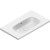 Раковина Catalano Alvea 0620810001 80x46 см, накладная, подвесная, белый глянец