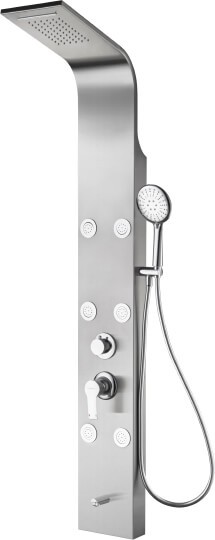 Душевая панель Aquanet Galaxy Matt AP40-02 237437 Хром матовый