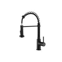 Смеситель для кухни 2 jet (профессиональный) AQUATEK Европа AQ1387MB, черный матовый