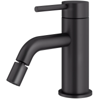 Смеситель для биде Plumberia Selection IXO XO0063NO без донного клапана, черный матовый