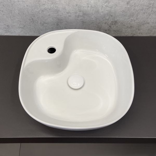 раковина накладная 44 см comforty 78202 белый