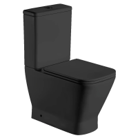 Унитаз напольный WeltWasser Rotbach 001 MT-BL 10000003793 черный матовый с бачком и сиденьем Микролифт