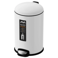 Мусорное ведро Java S-885-8W 8 л, с микролифтом, цвет белый