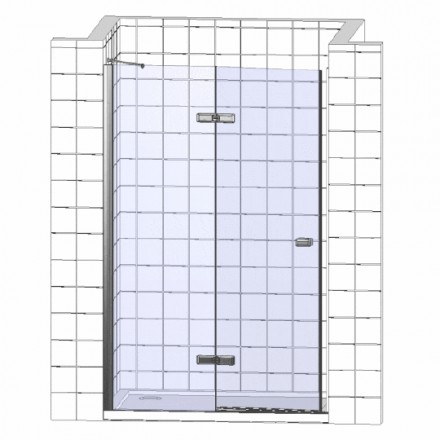 дверь для душевой кабины в нишу good door fantasy wtw-110-f-ch