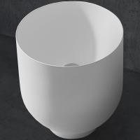 Раковина Abber Stein AS2618 накладная, Ø40 см, белая матовый