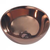 Раковина 32x32 см Abber Bequem AC2106RG, цвет розовое золото