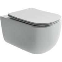 Унитаз Ceramicanova Noel CN3013 подвесной, с сиденьем микролифт, белая