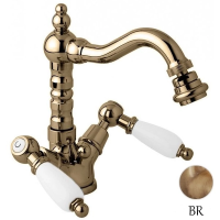 Смеситель Cezares First FIRST-BS2-02-Bi для биде, с донным клапаном, бронза