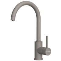 Смеситель для кухни с подключением к фильтру Omoikiri Shinagawa 2 Plus-GR 4994406, цвет Ленинградский серый