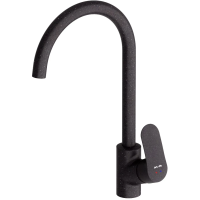 Смеситель для кухни AM.PM Like F8007122, цвет черный матовый