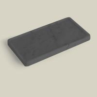 Лоток Bertocci Carrarino 124 4404 0000 плоский настольный 24х2х12см., цвет: черный мрамор