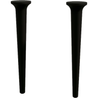 Комплект ножек для тумбы и пенала Cezares Idra 40446 43 см, Nero Opaco