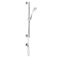 Gessi Gessi Rilievo Штанга в комплекте с душевой лейкой, шланг 1,50 м, вывод воды из стены, цвет: хром