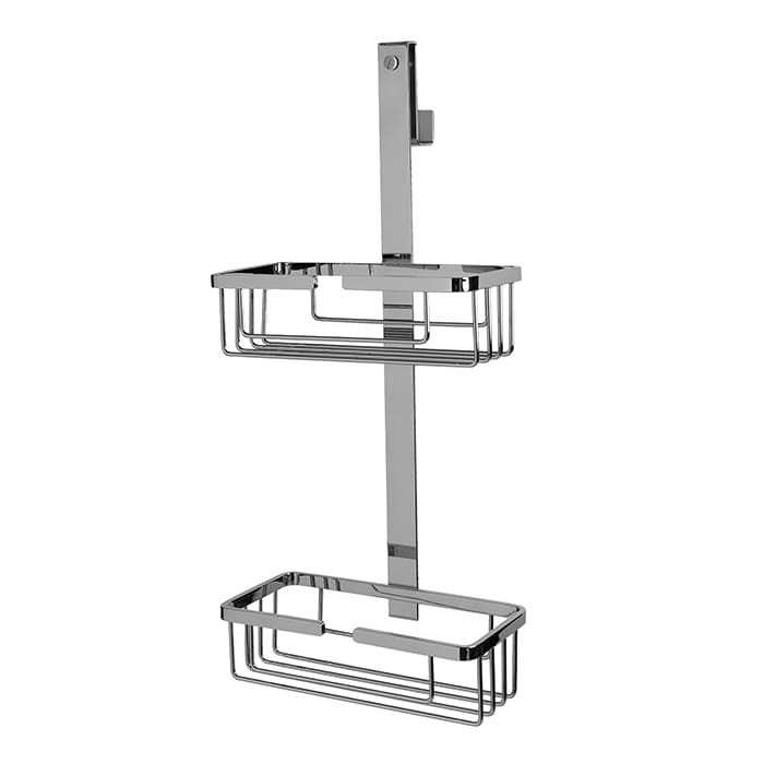 Полочка-корзинка двойная 3SC APPY APPY2SL хром