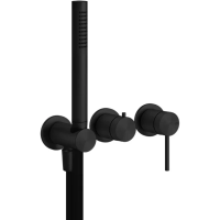 Смеситель Gessi Gessi316 54039#299 встраиваемый, внешние части, черный матовый