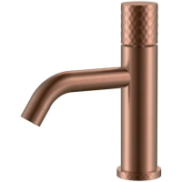 Смеситель для раковины Boheme Stick Diamond 121-CB медь матовая