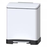 Мусорное ведро Weltwasser WW ME WW LASSY WT 12L с педалью, белое