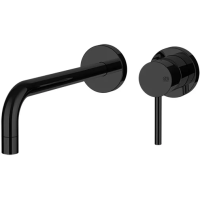 Смеситель Gessi Via Tortona 44825#299 для раковины, встраиваемый, внешняя часть, цвет черный XL