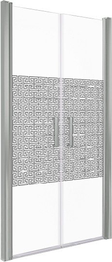 дверь для душевой кабины в нишу good door fantasy sd-90-f-ch