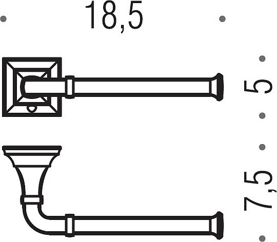 Держатель туалетной бумаги Colombo Design Portofino B3208.DX хром