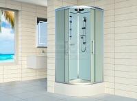 Душевая кабина Esbano Elegancia EST-90CRM 90x90 ESKB90CRM стекло матовое, профиль хром