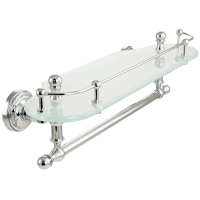 Стеклянная полка Migliore Mirella 17248 цвет хром