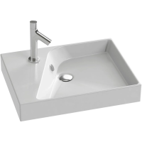 Раковина полувстраиваемая Jacob Delafon Rythmik 60 EXQ112-00, белая