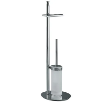 Стойка с аксессуарами Colombo Design Planets B9816.000 напольная, бумагодержатель, ершик, h72 см, хром