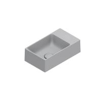 Раковина Catalano Premium 40x23см, без отв., Cemento Satinato