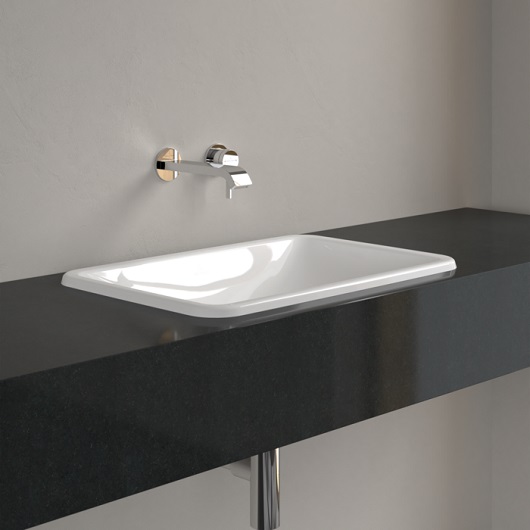 раковина встраиваемая villeroy&boch loop & friends 51 см, 4a640001, цвет альпийский белый