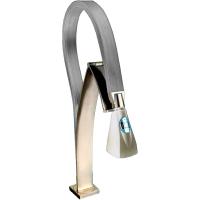 Смеситель для кухни Paini Hybrid HKPW557IKKM цвет никель \ серый