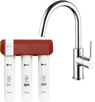 Смеситель для кухни Lemark Comfort LM3073C086 хром, с фильтром Optima