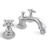 Nicolazzi Nicolazzi Impero Смеситель для биде на 3 отверствия с донным клапаном, излив: 131 мм, цвет: хром