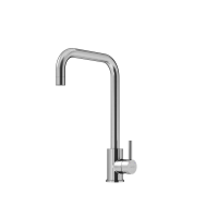 Смеситель для кухни Sancos Сталь (Stainless) SC12002SS сатин, нержавеющая сталь, рычажный