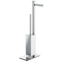 Напольная стойка с держателем т/б и ершом Colombo Units B9107D.CR, DX, цвет: хром