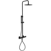 Душевая система Paffoni Mini Birillo ZCOL638KLIQNO 30 см, черный матовый Душевая система Paffoni Mini Birillo ZCOL638KLIQNO 30 см, черный матовый