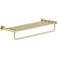Полка для полотенец Sancos Base SC9028BG 65 см, золотой матовый