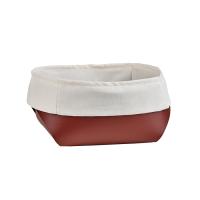 Корзина ADJ 0039.30/09 для хлеба, 15x15xH7 см, бордо/коньяк