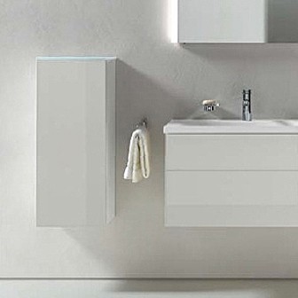 Шкаф подвесной Keuco Royal reflex 34020 210001 стекло белое L