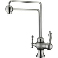 Смеситель для кухни с подключением к фильтру ZorG Sanitary ZR 345 YF STEEL