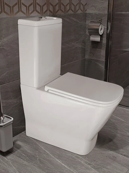 унитаз компакт azario joy az-2168-uq3 напольный, безободковый, слив "торнадо", с бачком и сиденьем микролифт, 62х36.5х80.5 см, белый